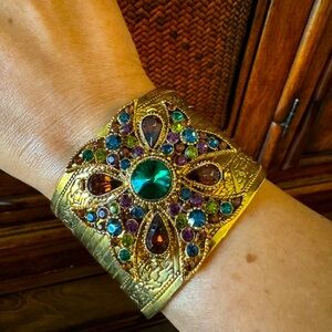 Golden Maltese Cross Cuff